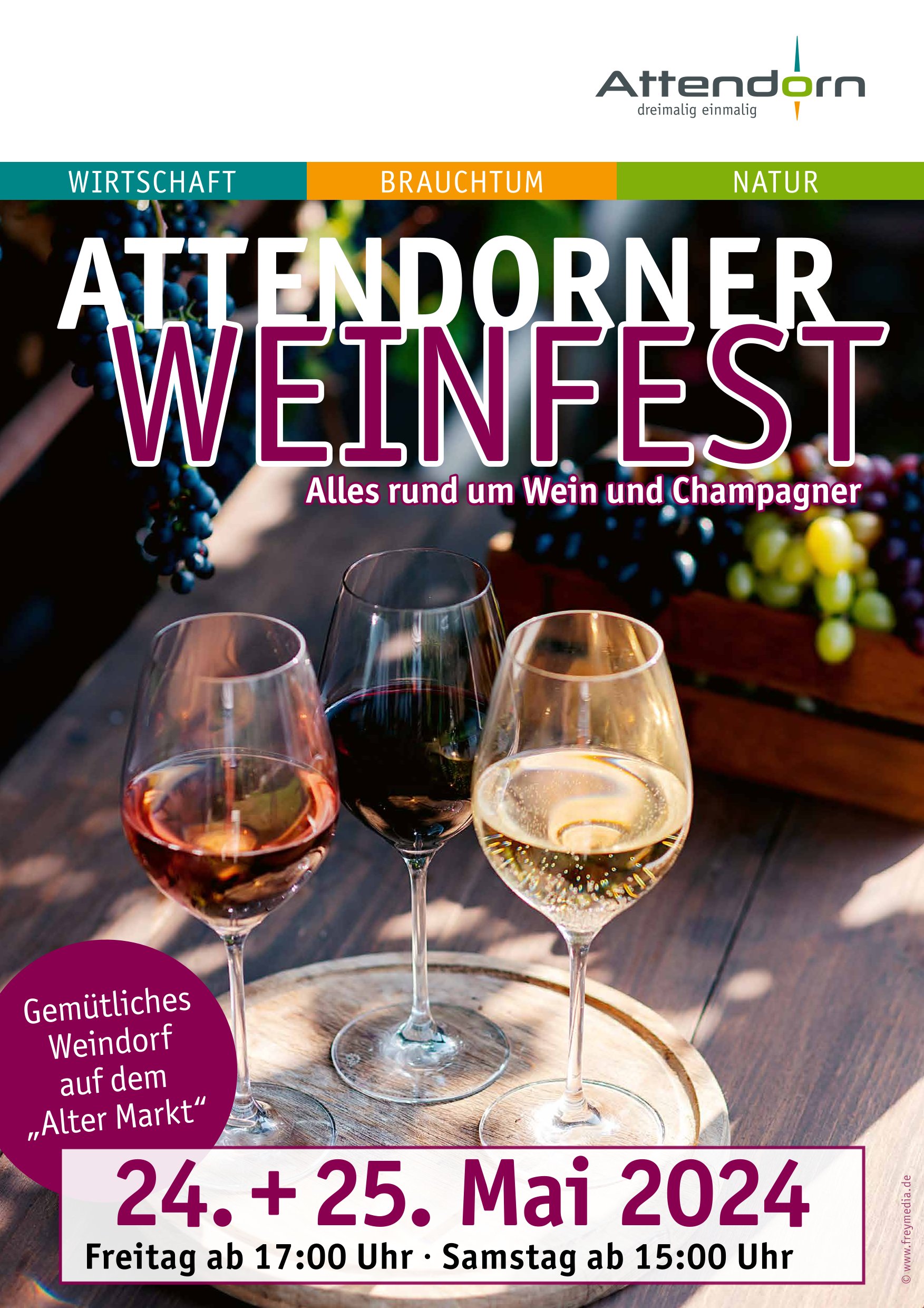 9. Attendorner Weinfest auf dem Markplatz